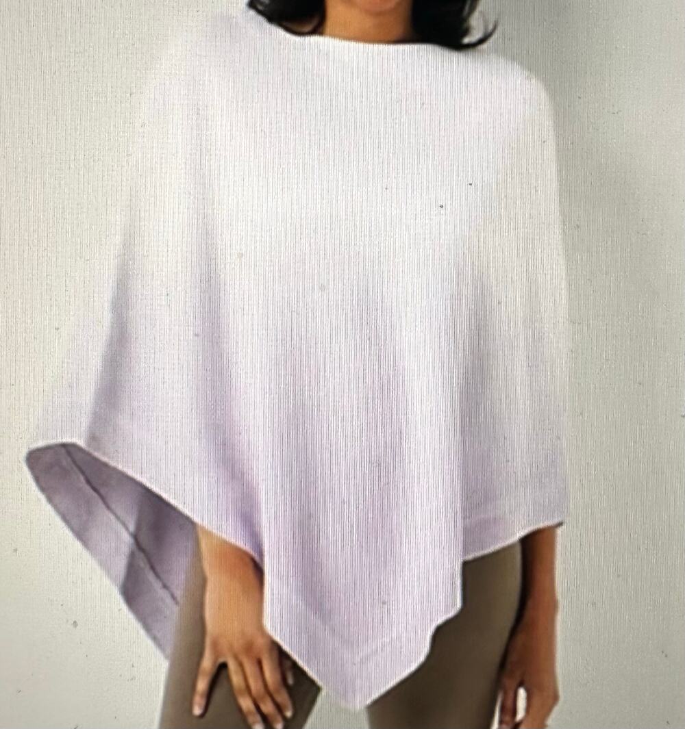 Barefoot Dreams CozyChic Ultra Lite Poncho Ombre Violet One Size NWT Sweater